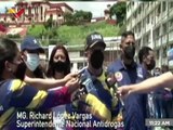 Superintendencia Nacional Antidrogas recupera espacios para la vida y la paz en Caracas