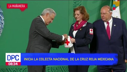 López Obrador reconoce la labor de  la Cruz Roja Mexicana