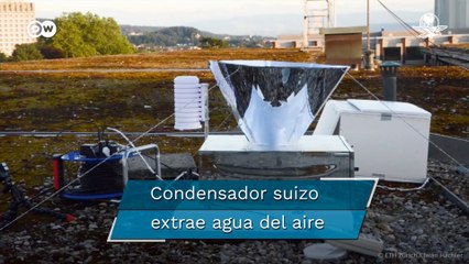El invento suizo que convierte el aire en agua