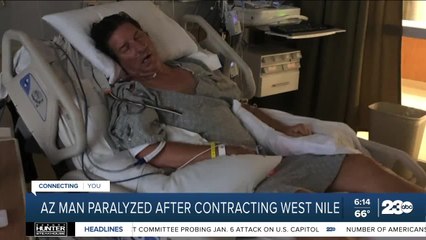 Arizona man paralyzed after contracting West Nile virus