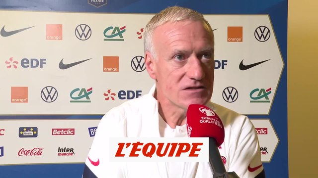 Deschamps : « La victoire face à l'Ukraine est importante » - Foot - Qualif; CM - Bleus