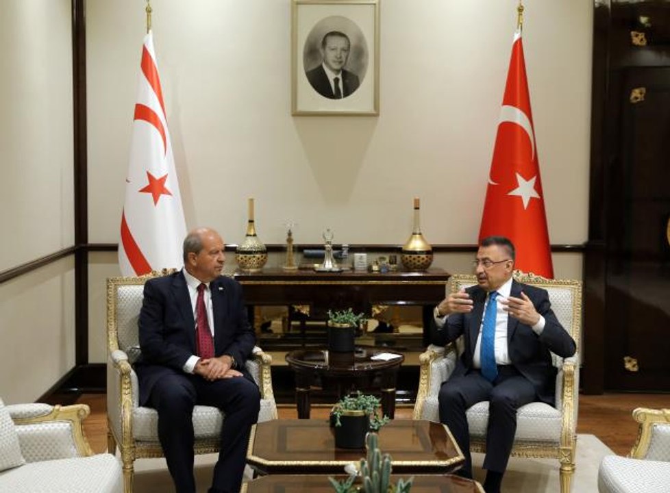 KKTC Cumhurbaşkanı Tatar, Cumhurbaşkanı Yardımcısı Oktay ile ortak basın toplantısında konuştu Açıklaması