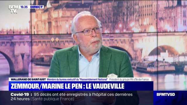 Wallerand de Saint-Just: Il n'y a pas d'intérêt du tout pour la campagne présidentielle, (...) ou pour Marine Le Pen de faire un débat à l'heure actuelle avec Éric Zemmour