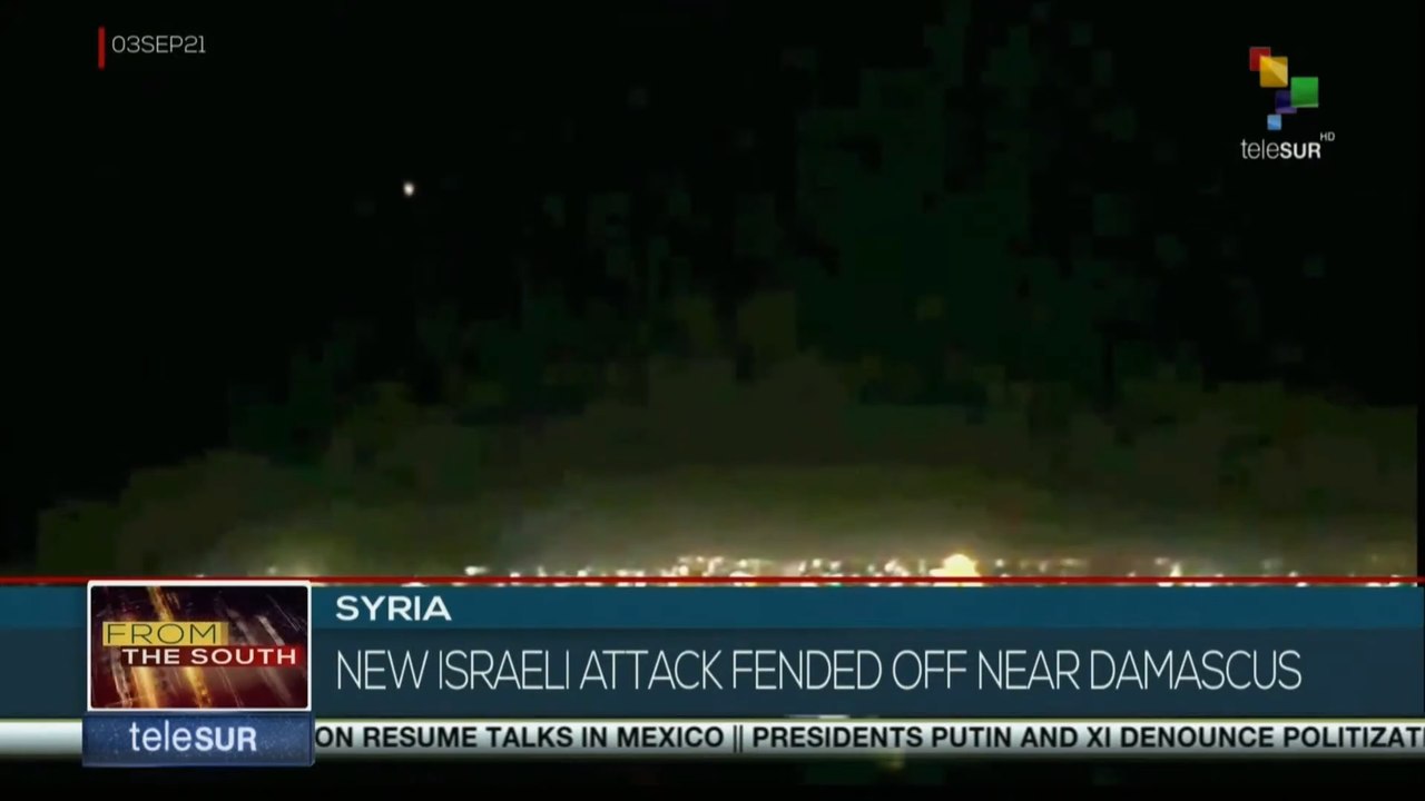 Syrian air defenses ‘shoot down’ Israeli missiles over Damascus