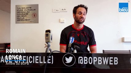Romain Lonca très excité avant 1er match contre l'UBB