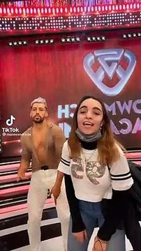 More Andrade en ShowMatch bailando con Jorge Moliniers