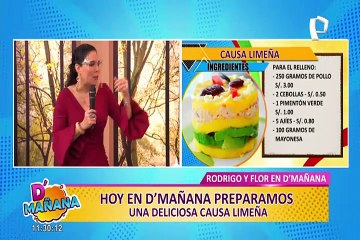 D’Mañana prepara una riquísima ‘causa limeña’ en compañía de Flor Polo y Rodrigo Valle