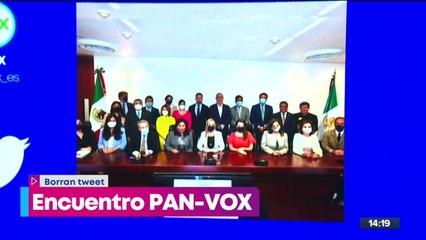 "Son lo mismo, casi fascistas": López Obrador sobre la reunión  entre VOX y PAN