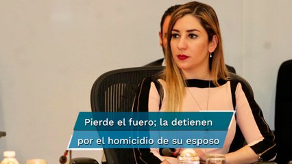 Tras horas de perder el fuero, detienen por homicidio a la exdiputada federal, Azucena Rodríguez