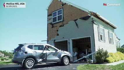 Tornado Ida ließ die Schuhe im Schrank. Aber die Hauswand war weg