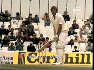 England v Australia 6th Test 1981 at The Oval Day 5