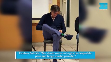 Esteban Bullrich: “Me siento como en la gira de despedida pero aún tengo mucho para dar”