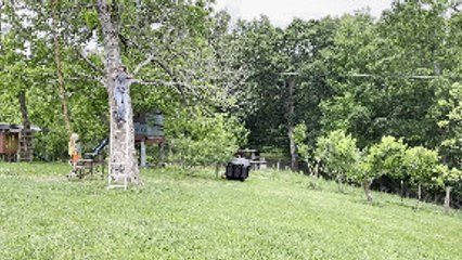 Sister Trying Zip Line Has Poor Execution