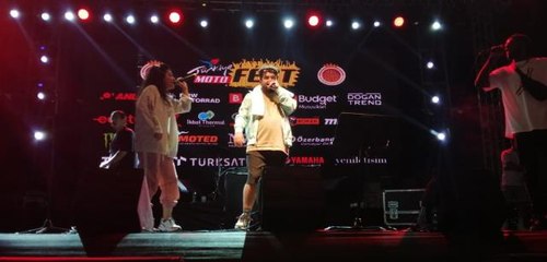 AFYONKARAHİSAR - Türkiye MotoFest etkinliğinin üçüncü gününde Gripin sahne aldı