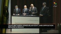 FTS 03-09 18:30 Talks between Venezuelan Govt. and opposition resume in Mexico