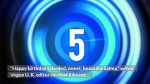 Salma Hayek Celebrated Her 55th Birthday In a Stunning Blue