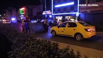İzmir'de ticari taksinin çarptığı kişi öldü! Kaza anı güvenlik kamerasında