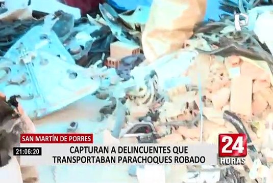 Capturan a sujetos que robaban autopartes en Independencia