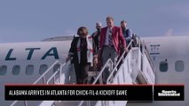 Alabama and Miami Arrive in Atlanta for Chick-fil-A Kickoff Game