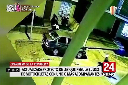 Congreso actualizará norma sobre uso de motocicletas con uno o más ocupantes