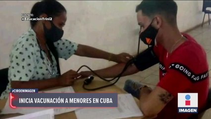 En Cuba, comienza vacunación a jóvenes de 16 y 17 años