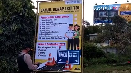 Bandung Terapkan Aturan Ganjil Genap di 5 Ruas Tol