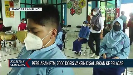 Persiapan PTM, 7.000 Dosis Vaksin Disalurkan ke Pelajar