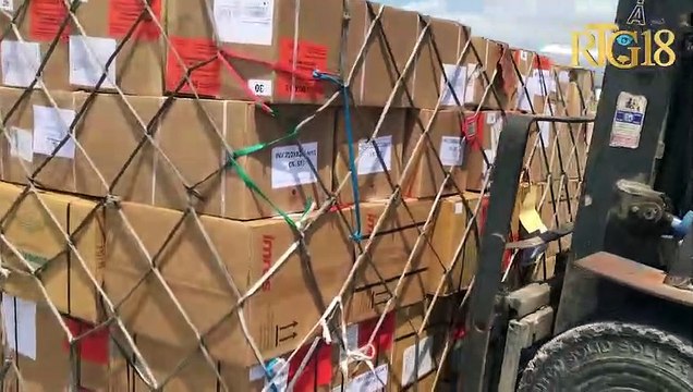 Union Européenne voye anviwon 42 tòn materyèl medikal pou akonpaye viktim tranbleman tè yo.