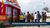Presiden Joko Widodo Resmikan Bendungan Way Sekampung