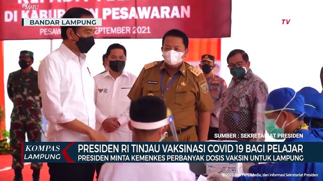 Presiden RI Tinjau Vaksinasi Covid-19 Bagi Pelajar