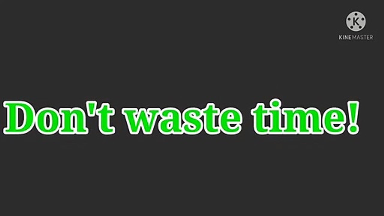 don't waste