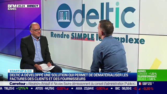 Start up & co : Deltic a développé une solution qui permet de dématérialiser les factures des clients et des fournisseurs - 07/09