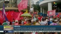 teleSUR Noticias 15:30 07-09: Intensa jornada de protestas contra Bolsonaro en Brasil