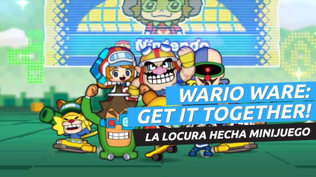 Wario Ware Get It Together - Gameplay del modo historia (primeros minutos y minijuegos variados)