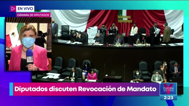 Diputados discuten la Ley de Revocación de Mandato