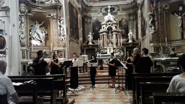 Georges Gondard : Omaggio a Ennio Morricone - Musica per otto flauti, Concert del 2021-08-24 Roverto, Italia