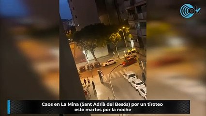 Caos en La Mina (Sant Adrià del Besós) por un tiroteo este martes por la noche