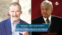 “Era chavo, inocente y bueno”: Vicente Fox reacciona a foto abrazado con AMLO