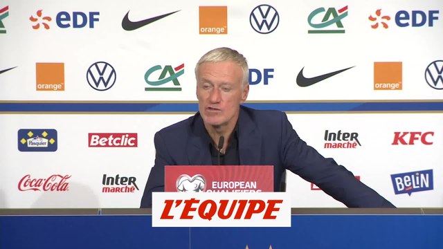 Deschamps : « Content pour les joueurs » - Foot - Qualif. CM - Bleus