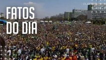 Bolsonaro falou a milhares em atos em Brasília e na avenida Paulista