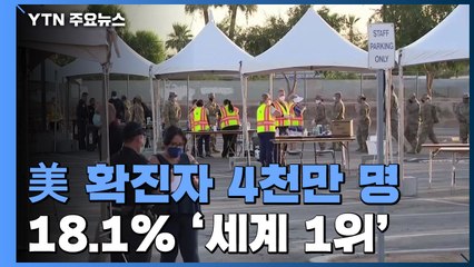 美 확진자 4천만...백신 넘쳐나도 '세계 1위' / YTN