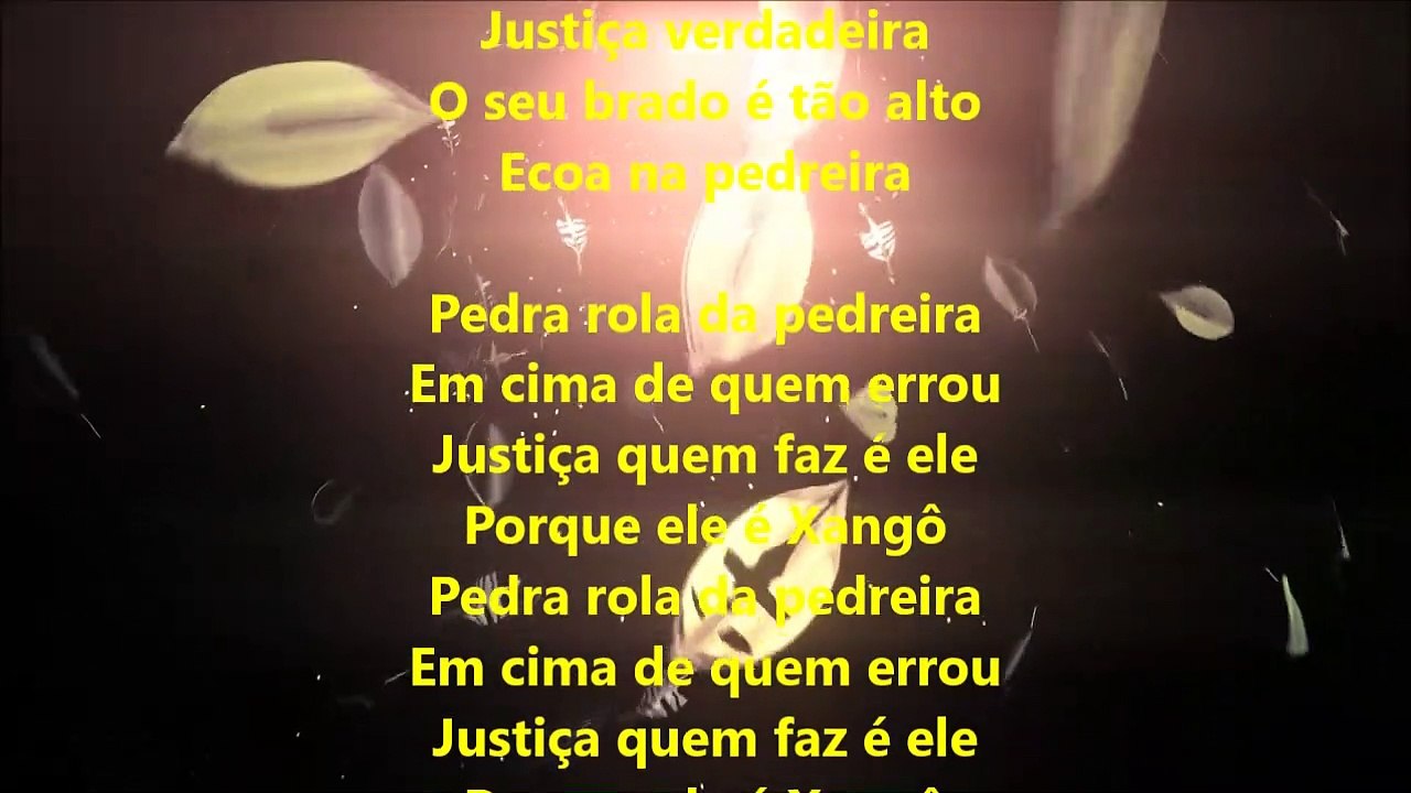 JUSTIÇA MAIOR - PONTO DE XANGÔ