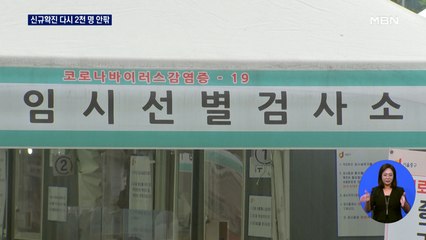 오늘 신규 확진자 다시 2천 명대로 '급증'…추석연휴 방역 '비상'