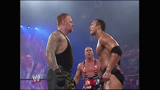 The Rock vs. Kurt Angle vs. The Undertaker (WWE Vengeance 2002)