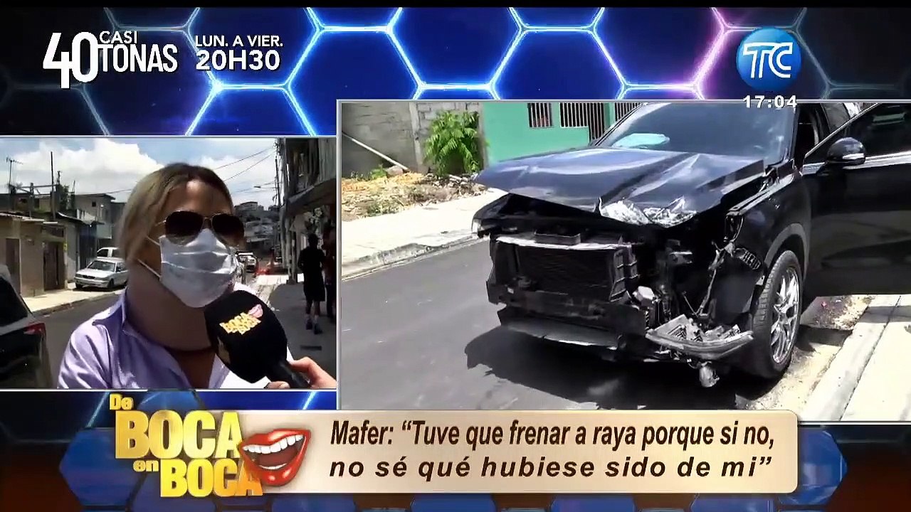 Mafer Vargas sufrió un accidente de tránsito: "Fue algo horrible"