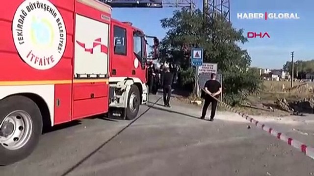 Tekirdağ'da hemzemin geçitte yük treni işçi servisine çarptı! 4 ölü, 8 yaralı