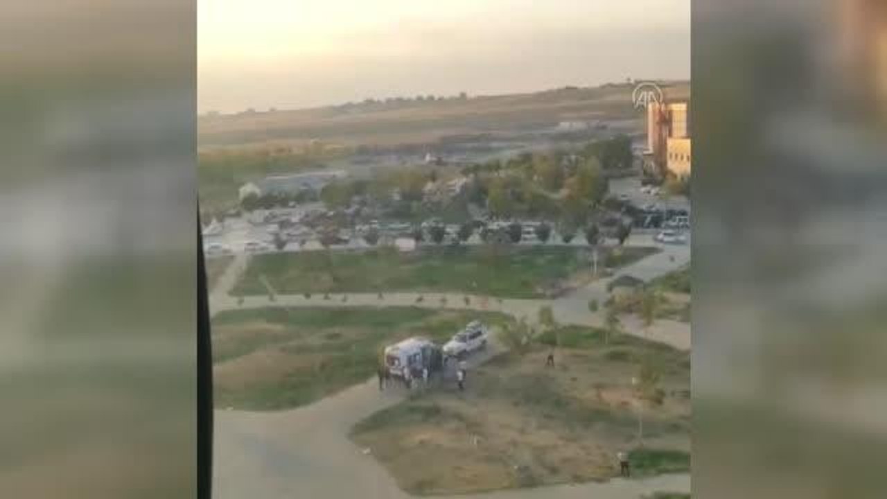 Polis helikopteri parmağı kopan hasta için havalandı