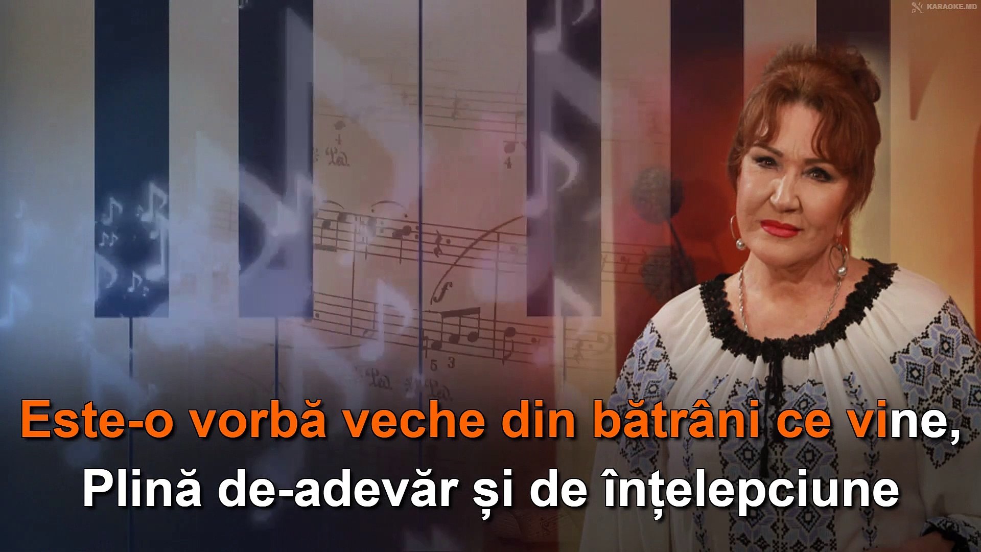 Zinaida Julea: "Cântă lăutare". Karaoke - video Dailymotion
