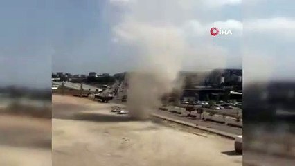 Bursa'da 2 günde ikinci hortum paniği! O anlar kamerada