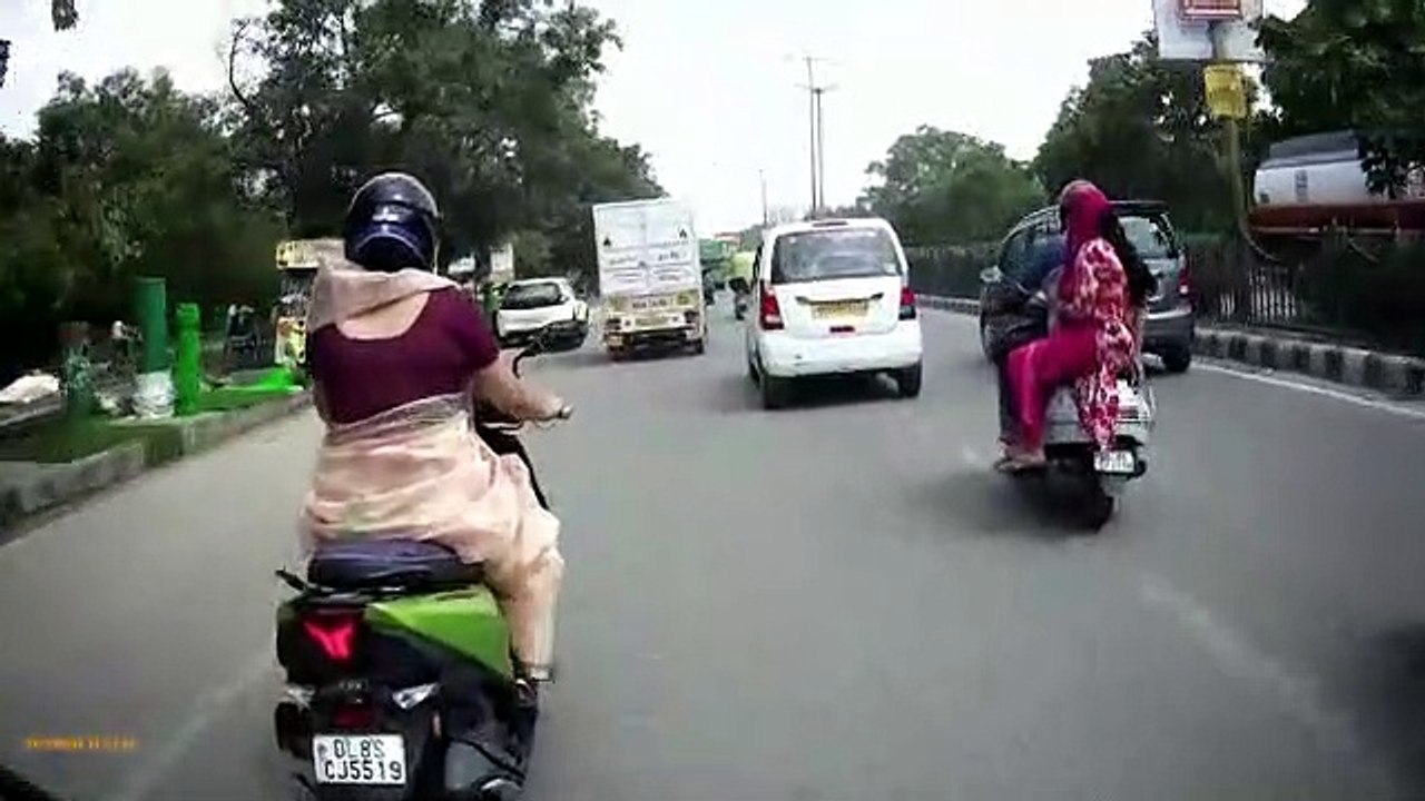 Delhi road traveling part -60
